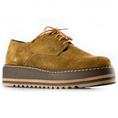 Δερμάτινο Sneaker Ταμπά Καστόρ – Capri