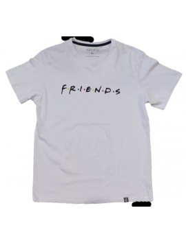 Ανδρικό T-Shirt Λευκό με σταμπα Friends